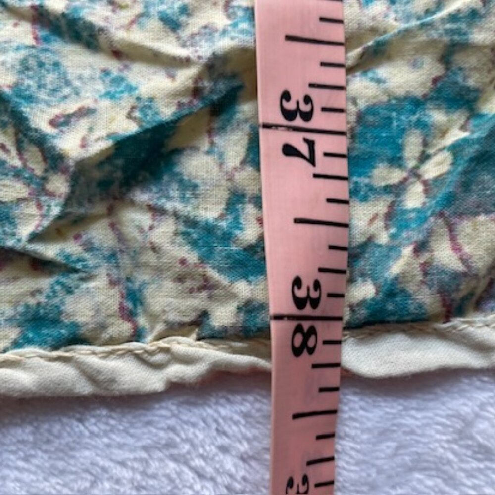 Magnolia Pearl Turquoise Floral Scarf - Picture 8 of 14